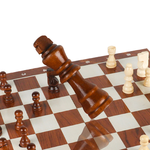 Hot Bán Vui Cờ Vua Bằng Gỗ Giáo Dục Đồ Chơi Thiết Kế Mới Hội Đồng Quản Trị Trò Chơi Cho Trẻ Em - Product Image 3