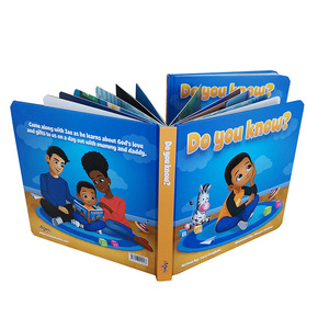 Bambini con copertina rigida che imparano il libro di storie per bambini che leggono il quaderno colore personalizzato occupato servizio di stampa e stampante di libri - Product Image 1
