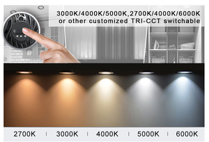 3 CCT <strong>Dim</strong> to Warm Mr16 <strong>Led</strong> Module 3000K/4000K/5000K SWITCHABLE Cob Downlight MR16 Module 9W-<strong>12W</strong> - Product Image 5