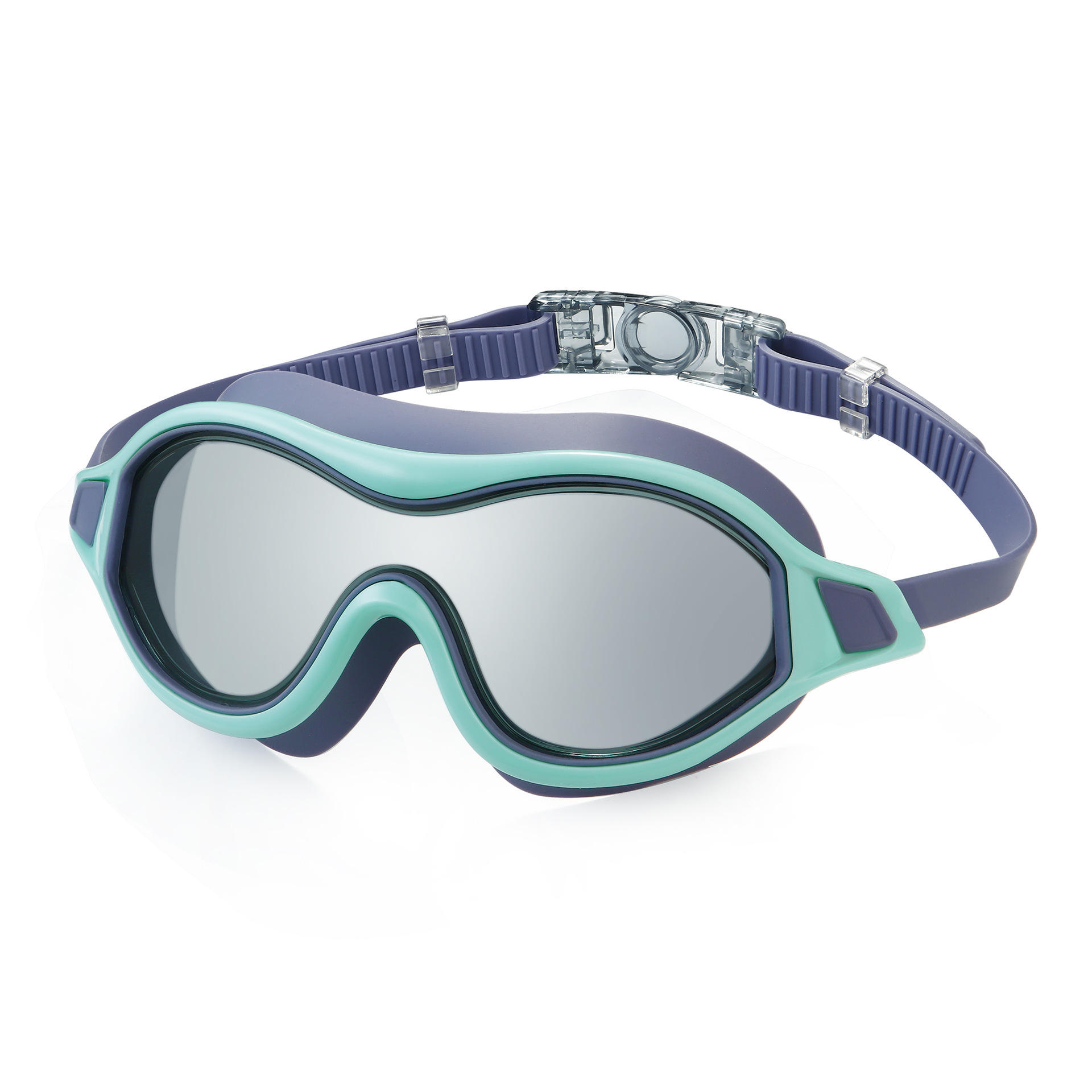 Lake blue - silver-plated -OPP bag