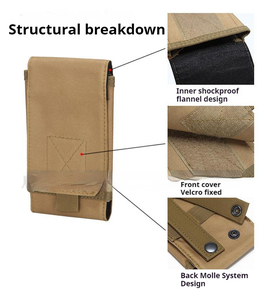 TONMO fabrika doğrudan çok amaçlı EDC Gadget ince programı bel çantası taktik Molle cep telefonu kemer kılıfı stokta - Product Image 4