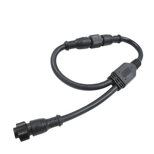 Y <strong>Splitter</strong> Wire Harness 2 <strong>3</strong> 4 PIN Parallel Power Cable <strong>1</strong> <strong>Input</strong> 2 <strong>Output</strong> Waterproof Connector - Product Image 5