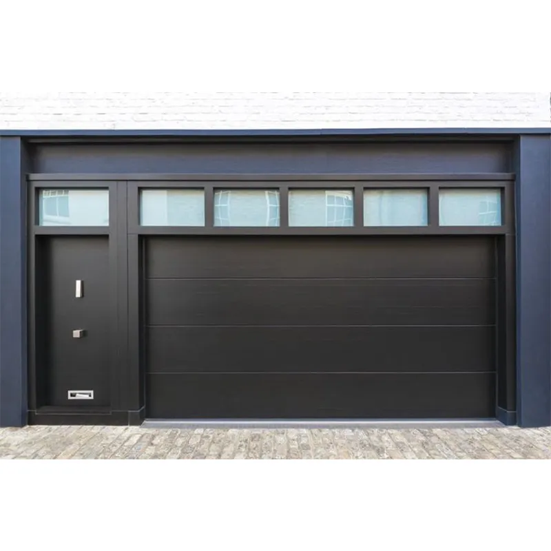 Blh-67 moda garaj kapısı pencere ekler 8X7 şeffaf cam garaj kapısı Avanti garaj kapısı açacağı ev ve Villa için
