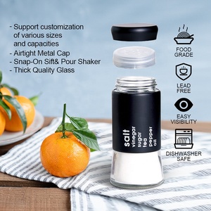 Wholesale Kitchen Food Storage <strong>Spice</strong> <strong>Jar</strong> 130ml 400ml 600ml 800ml Pepper Salt <strong>Spice</strong> Seasoning Glass <strong>Jar</strong> - Product Image 3
