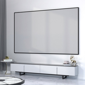 Y-100&quot; 16:9 <strong>Fixed</strong> <strong>Frame</strong> <strong>Screen</strong> 4k Hd Alr Projector <strong>Screen</strong> Wall Mounted Metal 1cm Narrow <strong>Frame</strong> Anti Light Projector <strong>Screen</strong> - Product Image 1