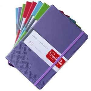 A4 Hardcover <strong>Notebook</strong> B5 PU Leather Planner A5 <strong>Custom</strong> Journal Diary with <strong>Elastic</strong> <strong>Strap</strong> - Product Image 4