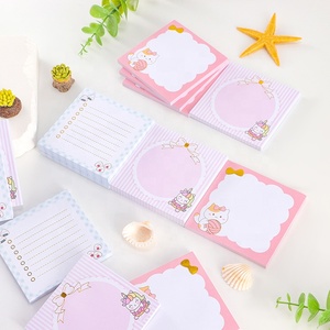 精致图案时尚可爱便签定制印刷记事本少女便签可爱便签 - Product Image 2
