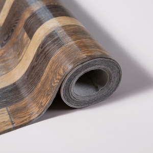 ราคาถูกเคลือบเงาเสื่อน้ำมัน pvc flooring rolls ไม้ไวนิลพื้นเสื่อน้ำมันพื้น - Product Image 1