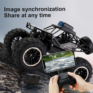 高速4WDミニRCカーワイヤレスカメラ付きWIFIおよび合金APP制御ハンドアセンブリ & 充電機能おもちゃ - Product Image 6