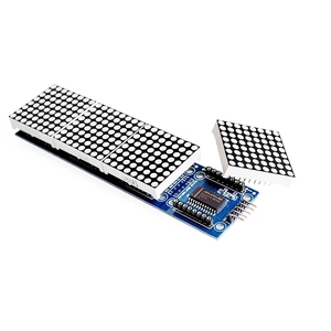 MAX7219 modulo matrice di punti per microcontrollore Display 4 In uno con linea 5P Red Green Blue Dot Matrix max7219 per arduino - Product Image 2