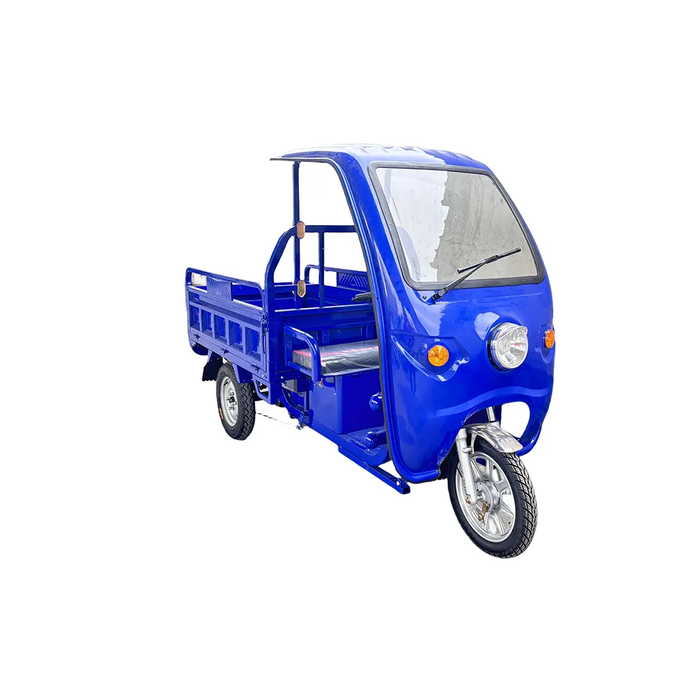 Tricycles électriques motorisés semi-fermés à trois roues bon marché Moto 3 roues