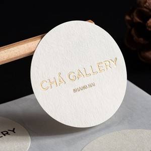 Custom Gold Stamping Logo Paper Sticker Labels for Small Business Screen Printing Type 'Thank You' Stickers for Wigs Perfume - Product Image 2