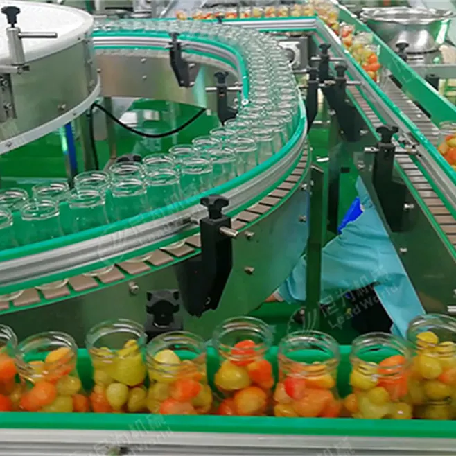 Línea de producción de aceitunas enlatadas completamente automática/línea de procesamiento de frutas enlatadas