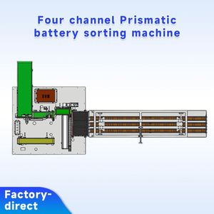 Sistema de clasificación de celdas de batería prismática de 4 canales con máquina de prueba OCV e IR para línea de montaje de paquete de batería - Product Image 2