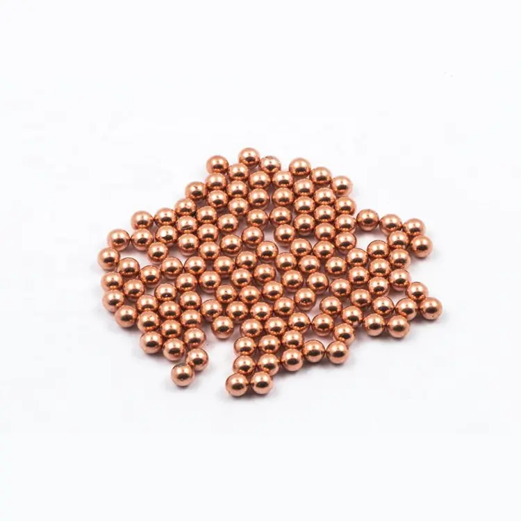 Bola de cobre de 4mm, 6mm, 8mm, 10mm, 99% sólido puro, 20mm, sólida, grande