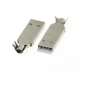 USB <strong>2.0</strong> TYPE a 4 PIN FEMALE Plug <strong>SOCKET</strong> CONNECTOR With Black Plastic Cover Solder Type DIY Assembly Adapter - Product Image 5
