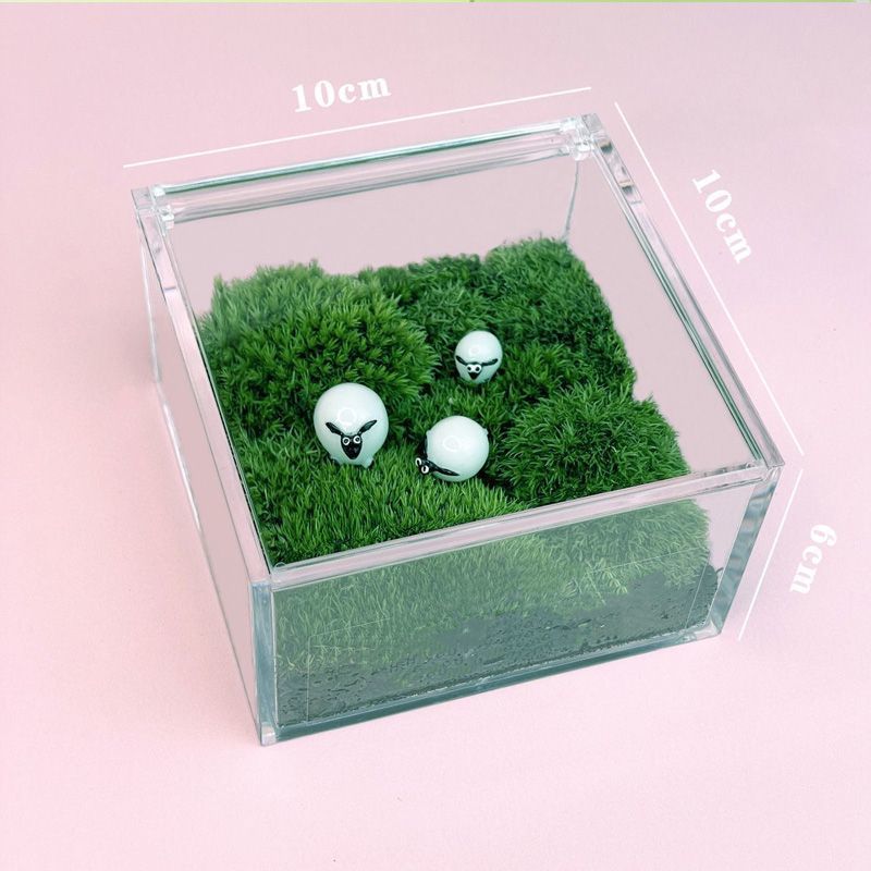 Extra Large (10x10x6cm Three Sheep)