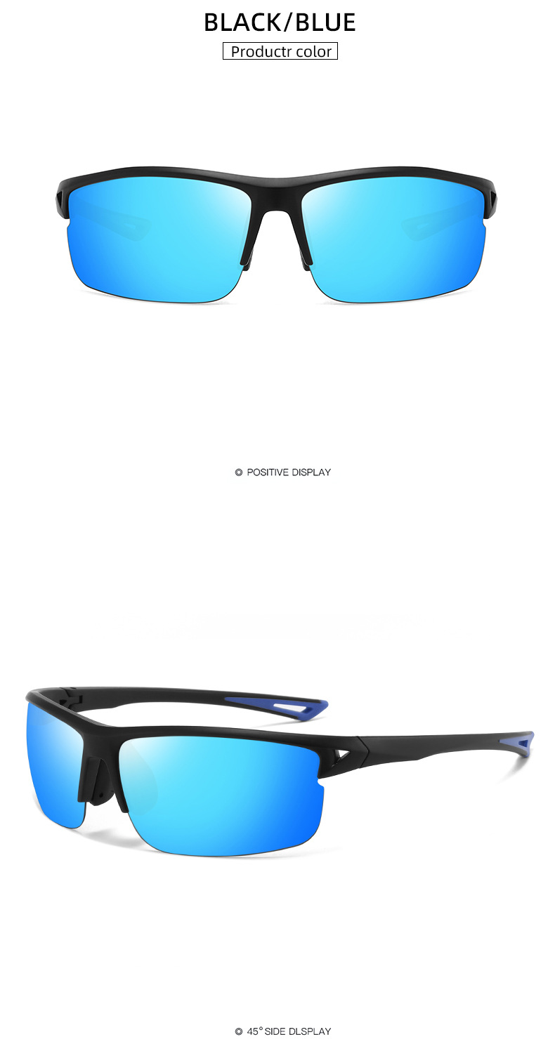 Black frame-blue film