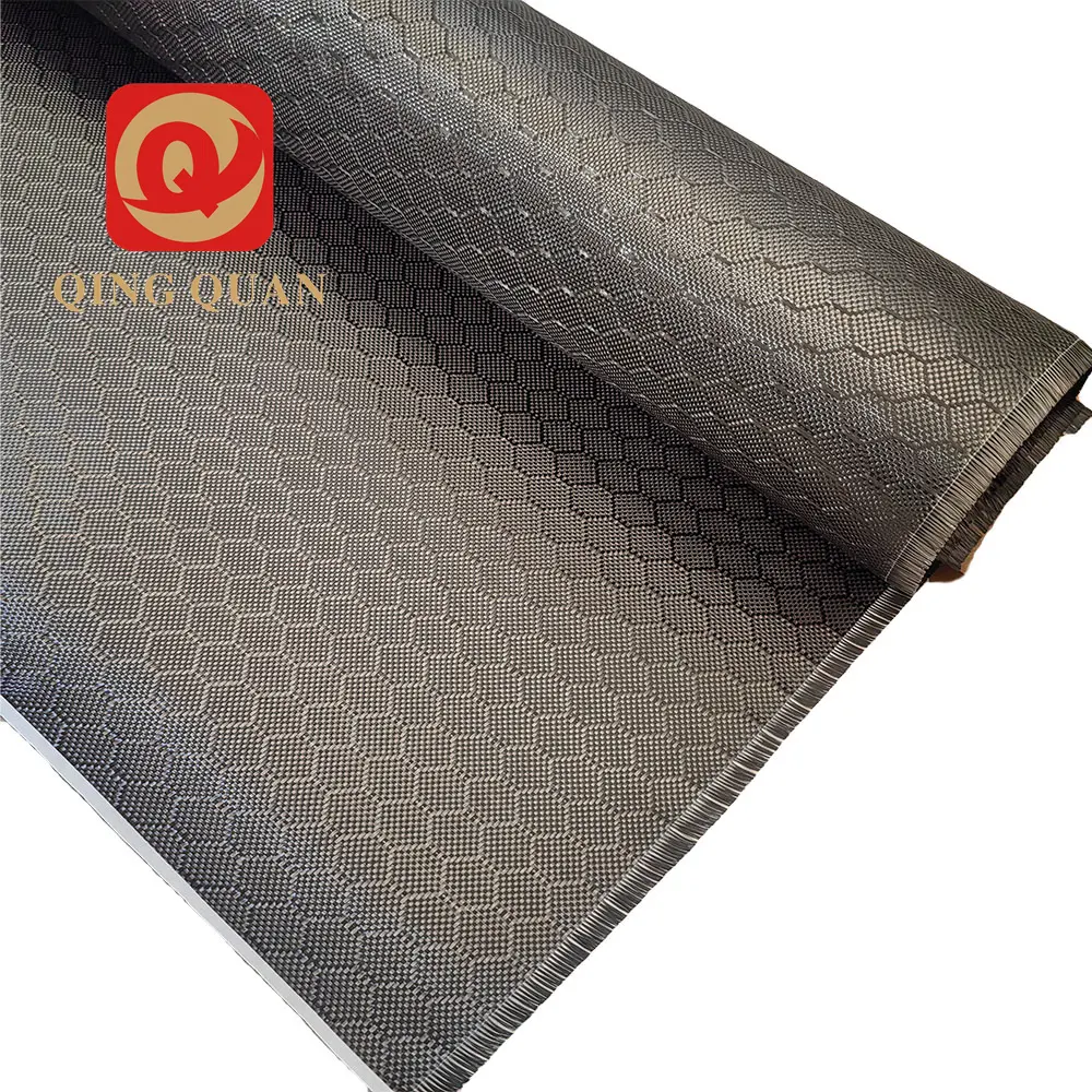 Twill Plain 3k200g Tissu en fibre de carbone à armure tissée Prix de la fibre de carbone par mètre/acheter de la fibre de carbone/prix de la fibre de carbone par kg