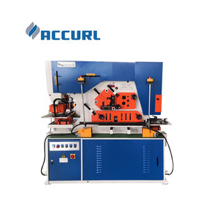 ACCURL IW-60SD <strong>Multi</strong> <strong>Function</strong> Metal Rod Cutting and Punching Hydraulic Iron Worker - Product Image 1