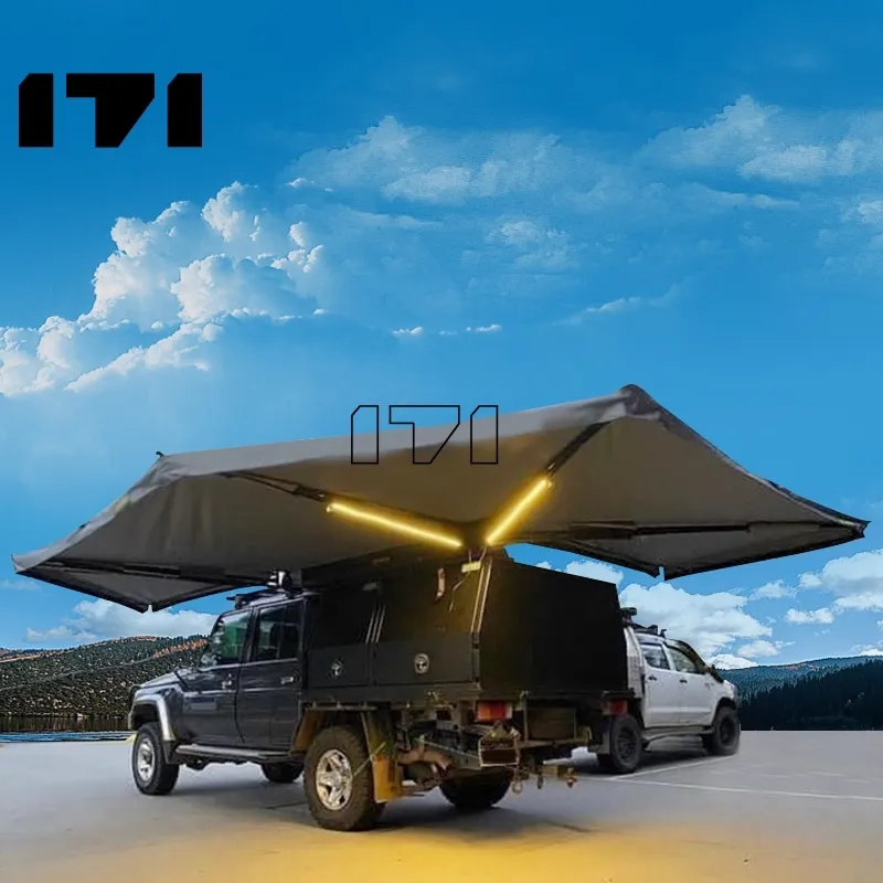 Armazenamento rápido tenda toldo 4x4 offroad carro telhado lateral toldo toldo carro 180