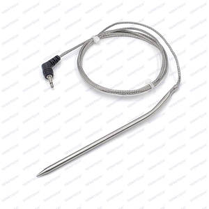 TSTH Replacement BBQ Meat Probe Waterproof and Oilproof PT100/PT1000 RTD <strong>Temperature</strong> <strong>Sensor</strong> with Audio Jack
