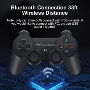 ゲームパッドPS3 PCコントローラ用ワイヤレスゲームパッドプレイステーション用3 PS4ジョイスティックリモートハンドルゲームコンソール