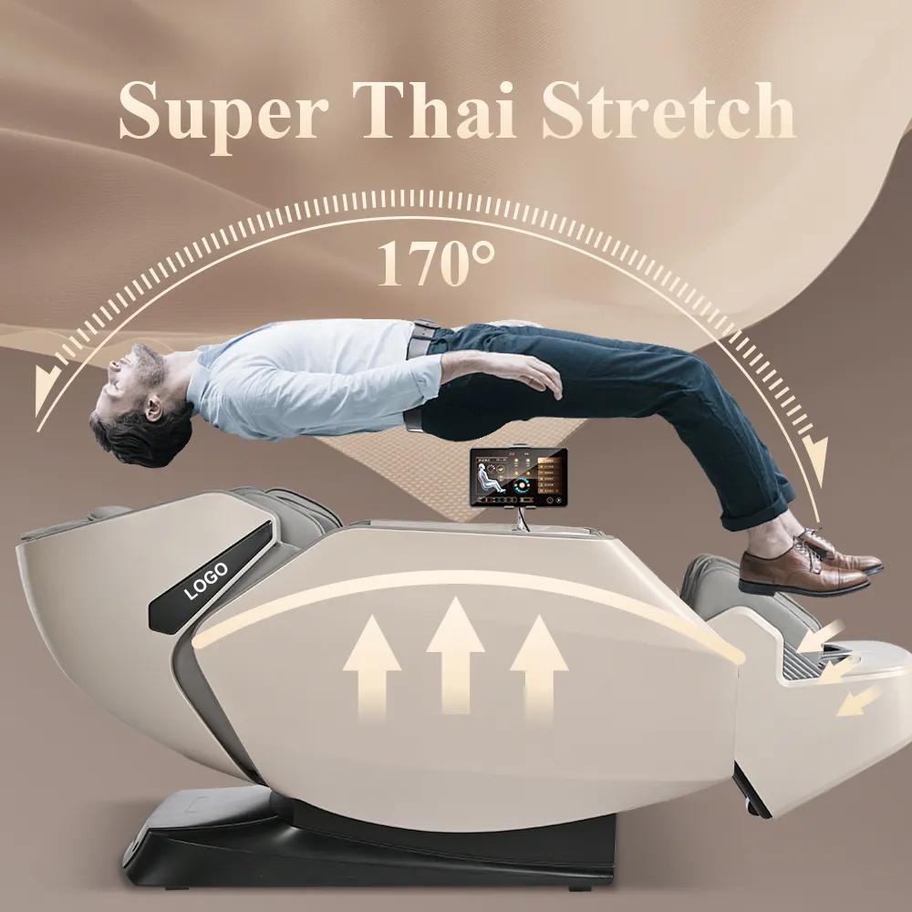 Bohe Fabriek Zero Gravity Luxe Flexibele Track 3d Flexibele Massage Stoel 4d Voor Oem Cb