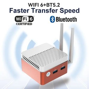 2023 New Design 12 Gen Intel N100 CPU Mini PC With DDR5 16GB Onboard WIFI6 RJ45 2500M <strong>Type</strong> C Power Small <strong>Computer</strong> Mini PC - Product Image 5