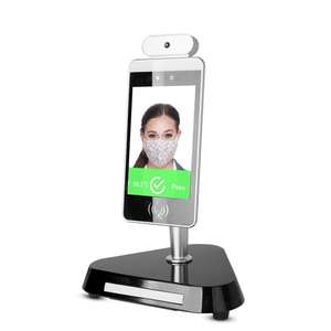 8 インチ愛顔認識装置電子アクセス制御温度検出記録表示 - Product Image 6