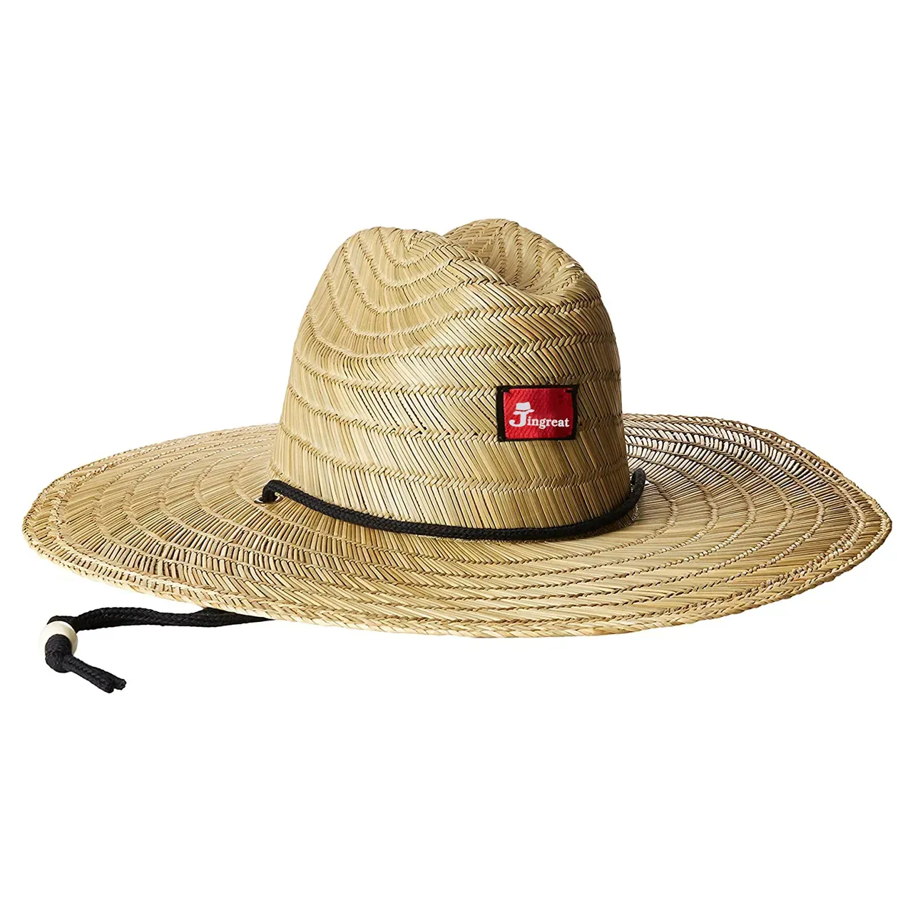 Sombrero de paja clásico para hombre hecho a mano, sombrero de paja para playa de verano para exteriores, sombrero de paja de Panamá de ala ancha, Sombreros