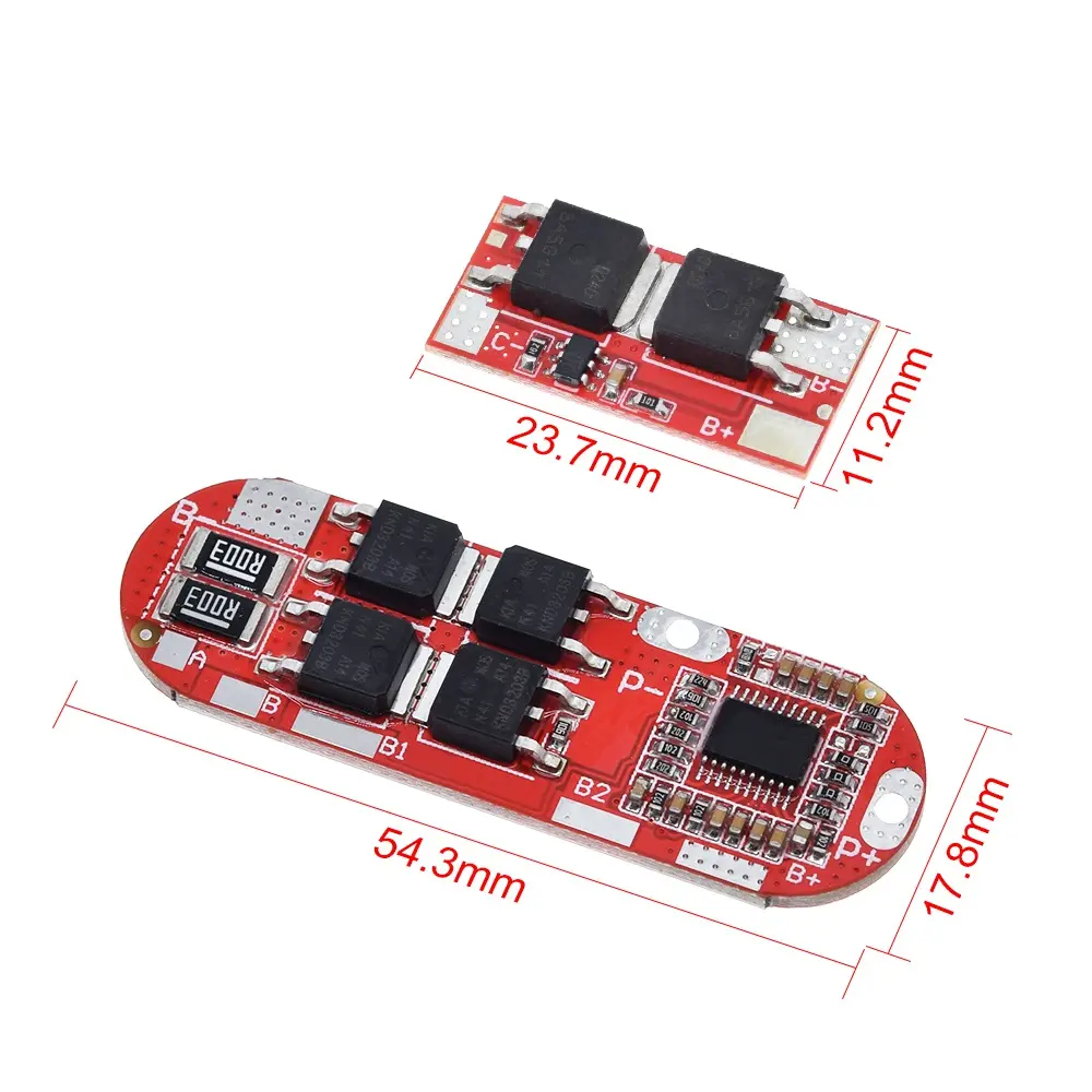 5S 25A BMS 18650 Li-Ion Lithiumแบตเตอรี่โมดูลPcb Pcm Lipo 1S 2S 10a 3S 4S