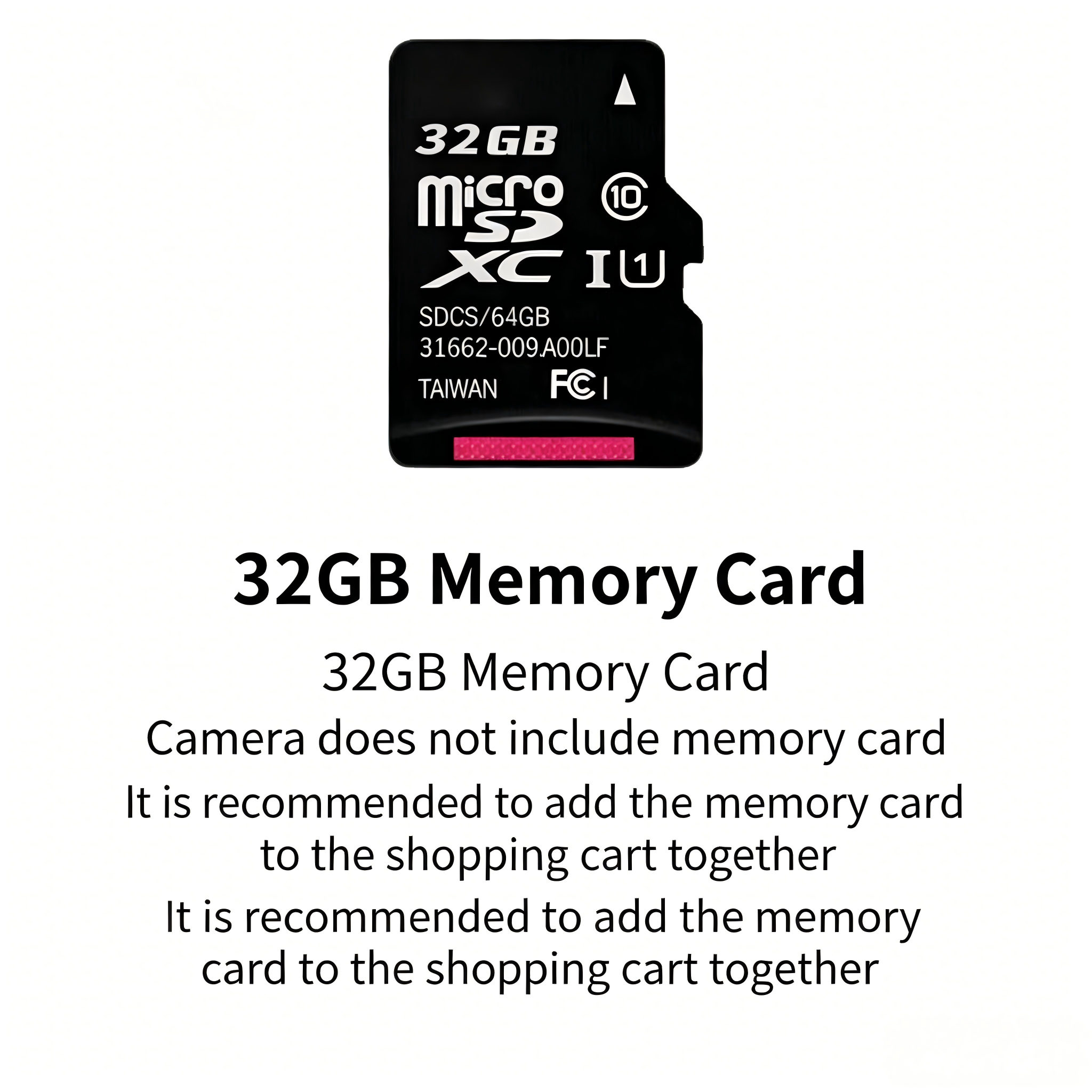 Black 32GTF memory card