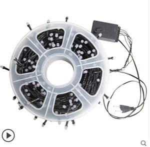 New Arrival 50m <strong>LED</strong> <strong>String</strong> Lights 8mm Line Disc RGB Festive Christmas IP65 Factory Outlet White 220V Snowman 5mm <strong>Snowflakes</strong> 120 - Product Image 6