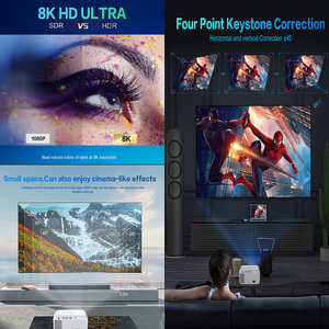 CY900 4K 3D Android Smart WIFI Pico Mini Pocket Portable LED Home Theater para Smartphone Tablet PC DLP Proyector - Product Image 4