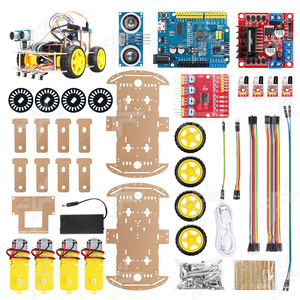 Infrarot-Ultraschall-Hindernis vermeidung RC Smart Car Robot Learning Starter Kit Projekt Intelligentes Lernspiel zeug für Arduino