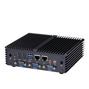 Kansung all'ingrosso Intel X86 Win 10 Fanless Mini i3 Quad Core Linux Mini PC 2 porte Lan Computer Barebone senza ventola
