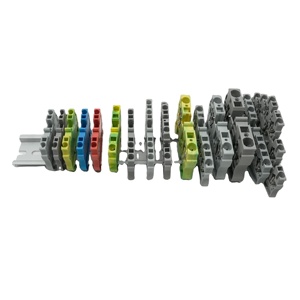 PP Knife Disconnect <strong>Terminal</strong> <strong>Block</strong> with Test <strong>Socket</strong> Screw <strong>Plug</strong>-In Model PT 2.5 for 1-10 Contacts 11-20 AWG Conductors - Product Image 2