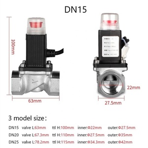 Household <strong>Fixed</strong> Single Combustible CH4 Methane Leaking Gas Detectors LPG Natural Gas Leak Alarm with Solenoid Shut Off Valve