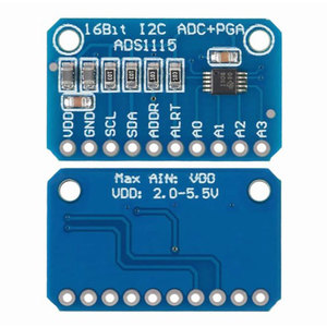 ADS1115 Analog-Digital-Wandler 16-Bit-Präzisions-Ultra-Small-Entwicklungsplatinenmodul mit 4 Kanälen