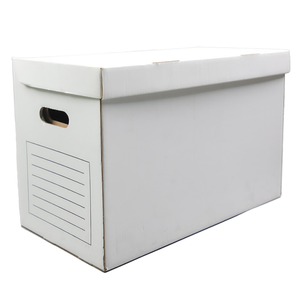 Cajas de almacenamiento de archivos de oficina, Cartón corrugado impreso - Product Image 4