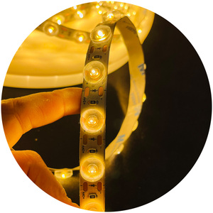 170 fasulye açısı 18W DC24V 11MM PCB 48leds2 tel CCT 2700-6500k diffüz optik lens alüminyum profil için led ışık şerit - Product Image 3