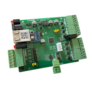 Red Ethernet TCP/IP a salida de entrada Wiegand de 4 canales con placa Convertidora de entrada eléctrica de 4 contactos secos para control de acceso - Product Image 1
