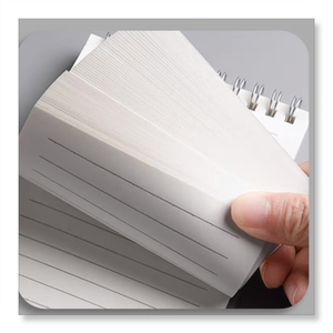 Custom Simple A4 Large Notebook Thickened B5 Wireless Coil Turn Blank Page Sketch Book for Drawing Mathematics Book for Gift Use - Product Image 1