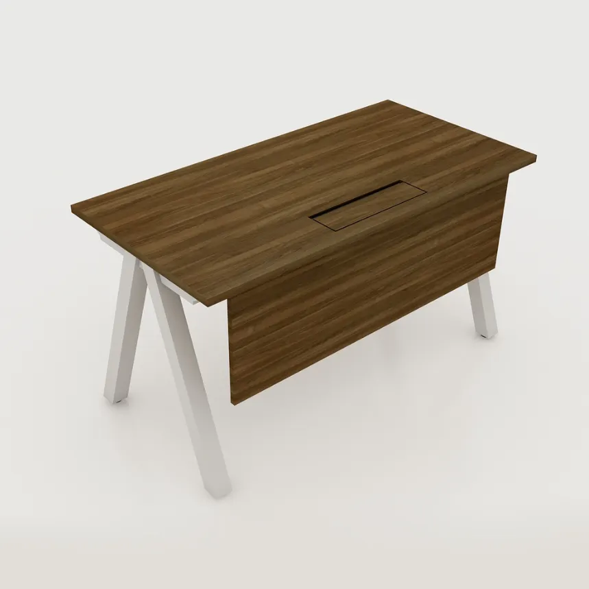 Mesa de oficina Muebles modernos Ejecutivo Oficina en casa Escritorio de estudio de trabajo Computadora Mesas DE TRABAJO DE MADERA Patas de mesa de metal Escritorio