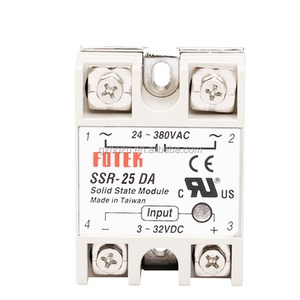 Твердотельный релейный модуль FOTEK однофазный SSR-25 DA 40 DA SSR-25 VA 220V изолированное реле напряжения для наружного принтера