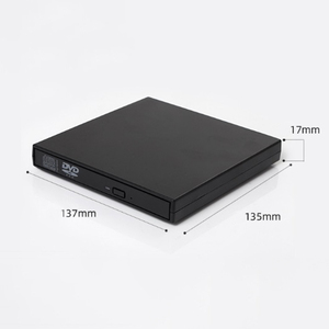 定制标志便携式超薄DVD RW光驱刻录机USB 2.0兼容PC台式机，适用于笔记本电脑应用 - Product Image 2