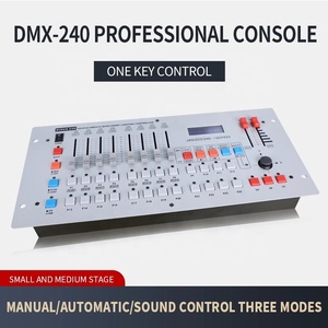 Dj оборудование Dmx контроллер 240 консоль Dmx512 диммер декодер сценический Rgb светодиодный свет Dmx 240 контроллер фейдер 240 - Product Image 5
