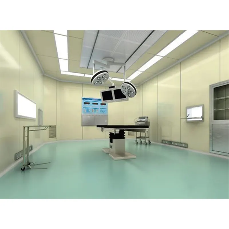 Klasse 100 Mensen Systeem Digitale Bediening Laminaire Stroming Theater Chirurgische Kamer Ziekenhuis Operatiekamer Modulaire Cleanroom