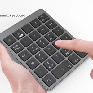 Factory Wholesale <strong>Bluetooth</strong> Wireless <strong>Numeric</strong> <strong>Keyboard</strong> for Computer and Laptop